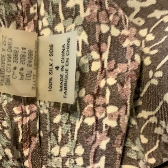 Elie Tahari Pleated Gauzy Silk Skirt with Ribbon Waist - Picture 6 of 8